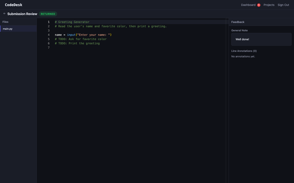 Read the general note